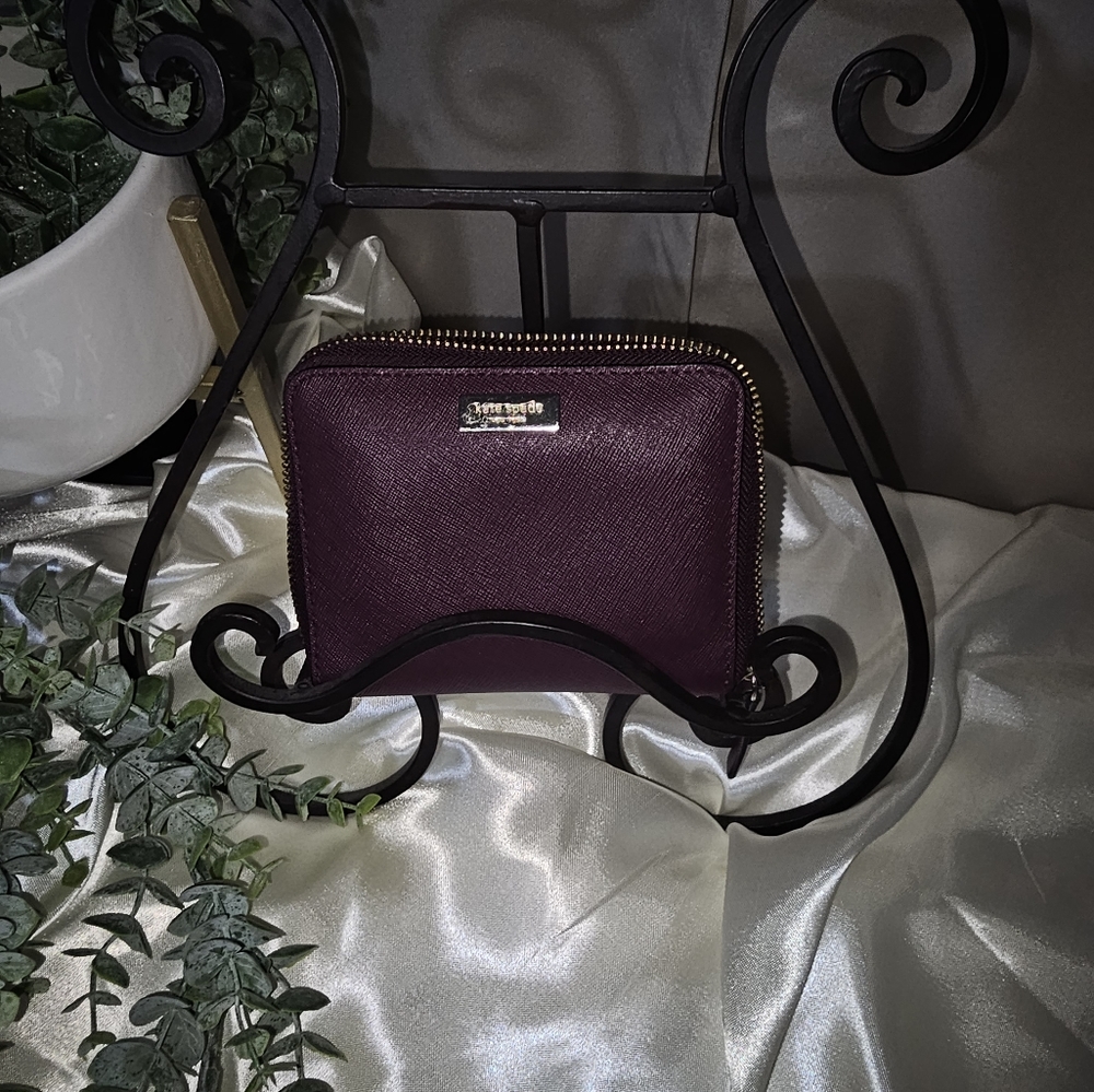 EUC Kate Spade Burgundy Wallet